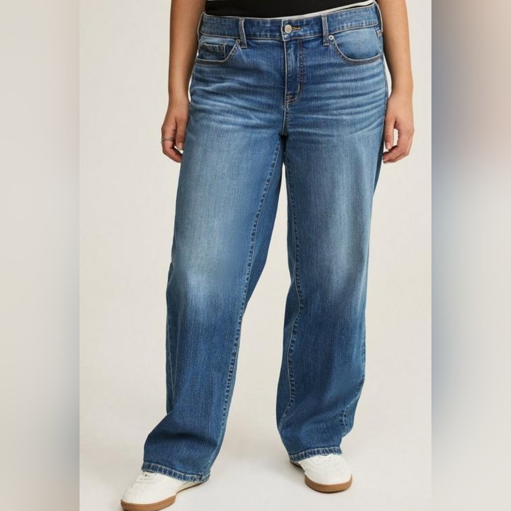 torrid Medium Blue Wide-Leg Jeans